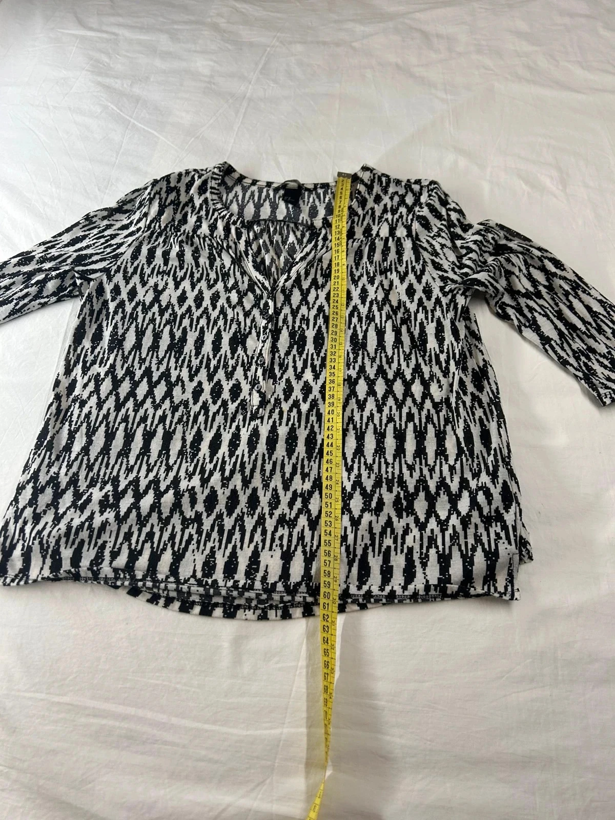 Vintage zwart-witte blouse h&m – photo 7